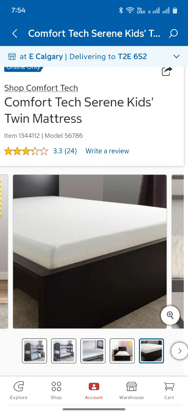 Comfort Tech Serene Kids' Twin Mattress