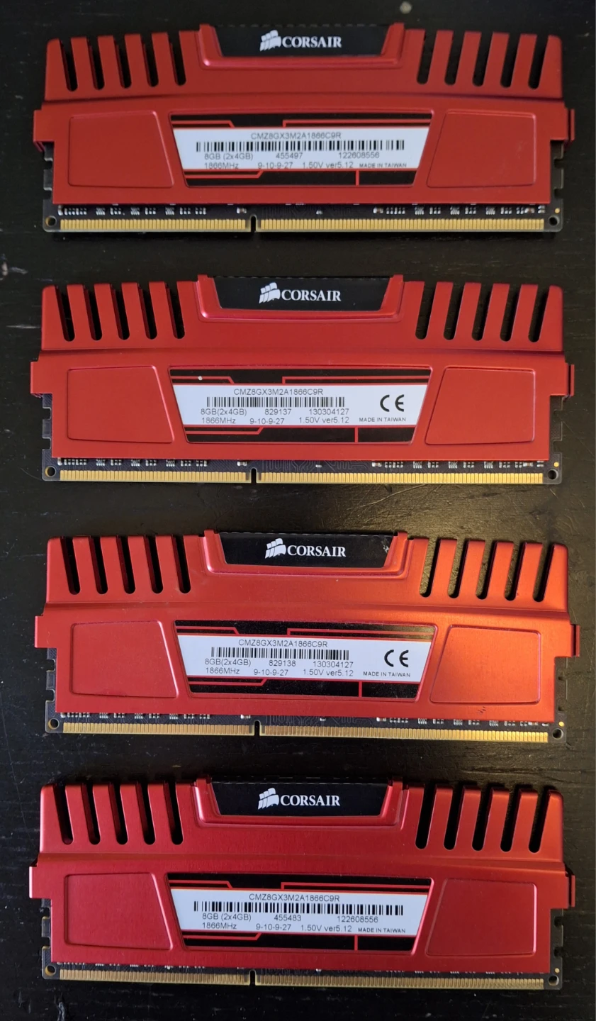 Corsair Vengeance 32GB DDR3 RAM - photo 2