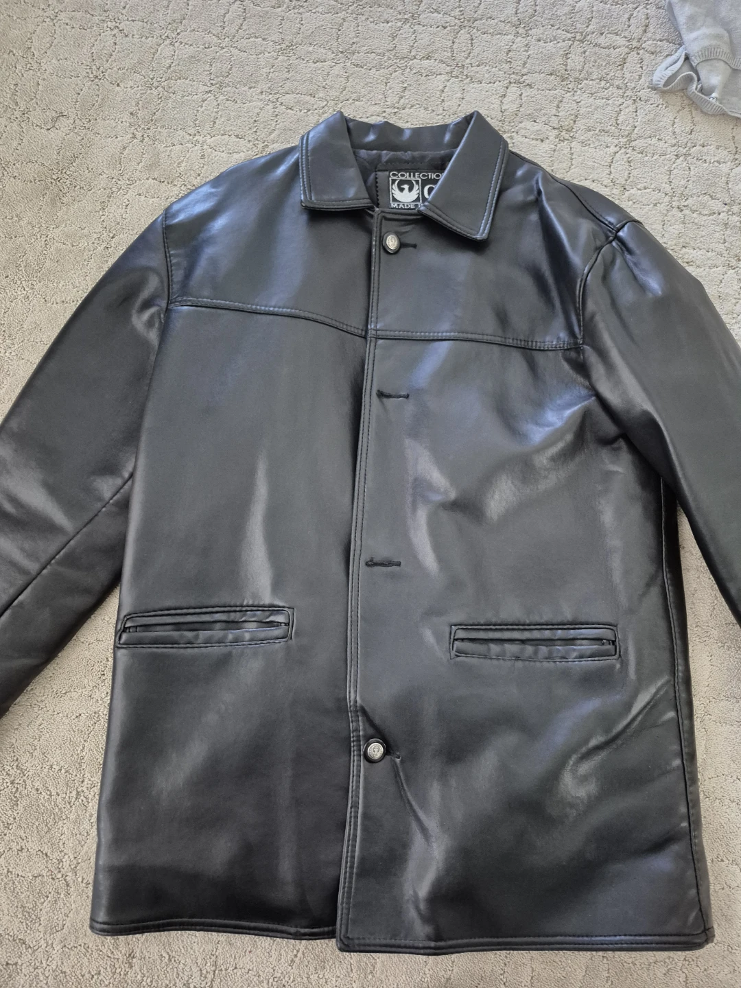 CA Collection Leather Jacket Made in Italy