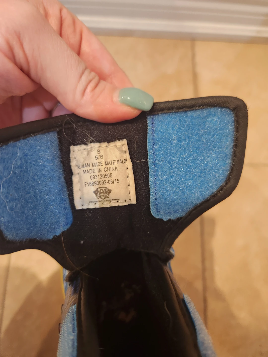 Paw Patrol Kids Winter Boots Size S/6