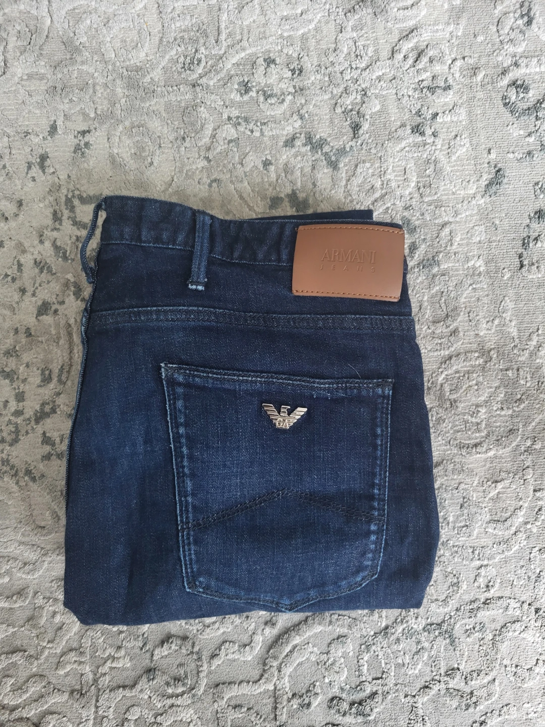 Armani Jeans Dark Wash Denim Pants