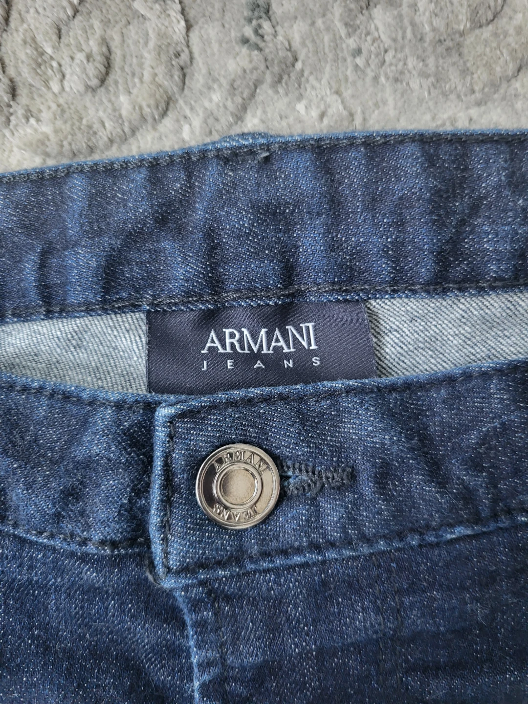 Armani Jeans Dark Wash Denim Pants - photo 3