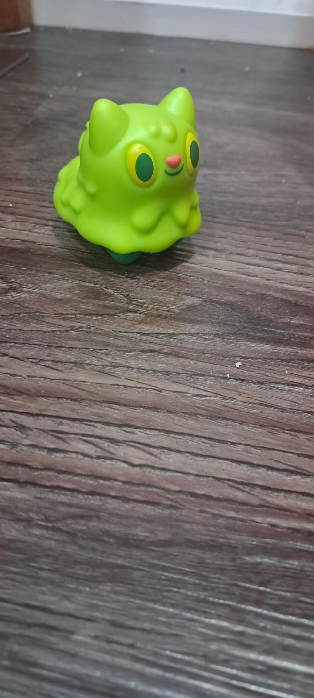 Green Cat Slime Toy
