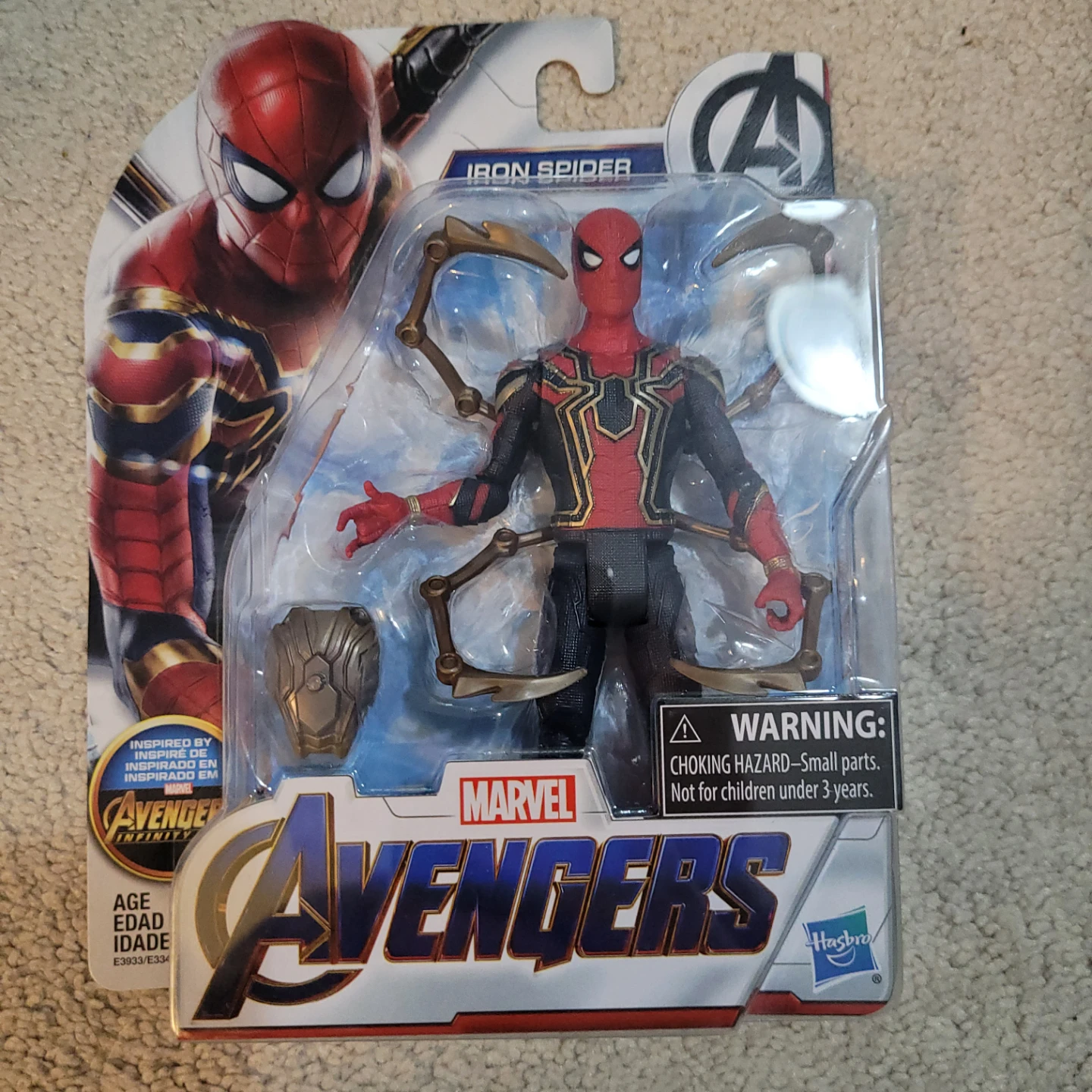 Avengers Action Figures - Captain America, Iron Spider, Hulk