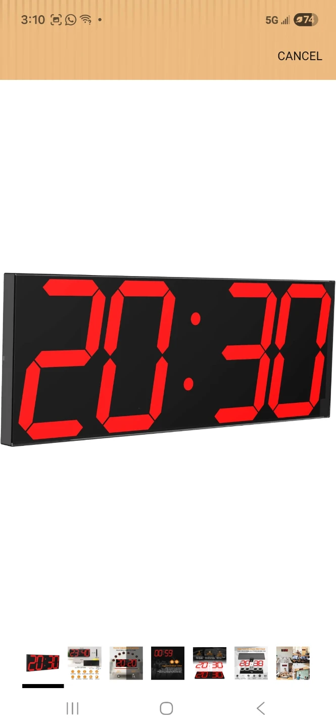 Huge LED Countdown Timer with Remote