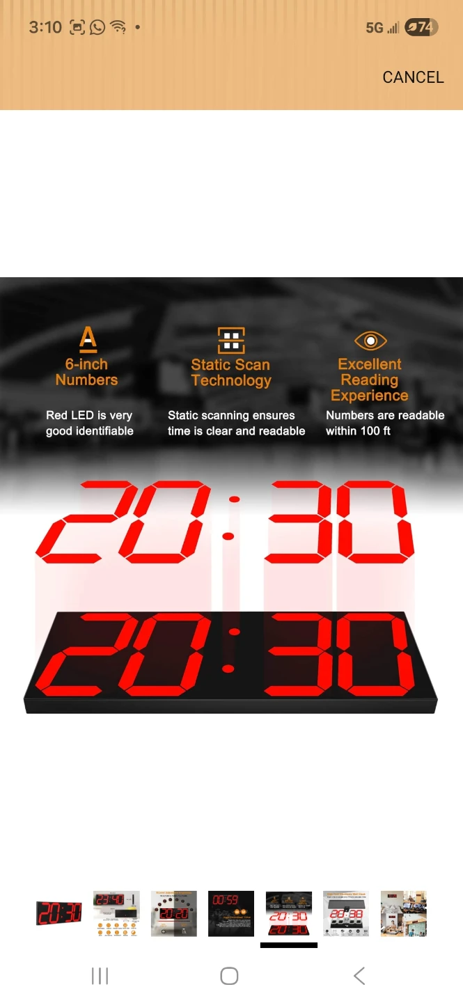 Huge LED Countdown Timer with Remote - photo 5