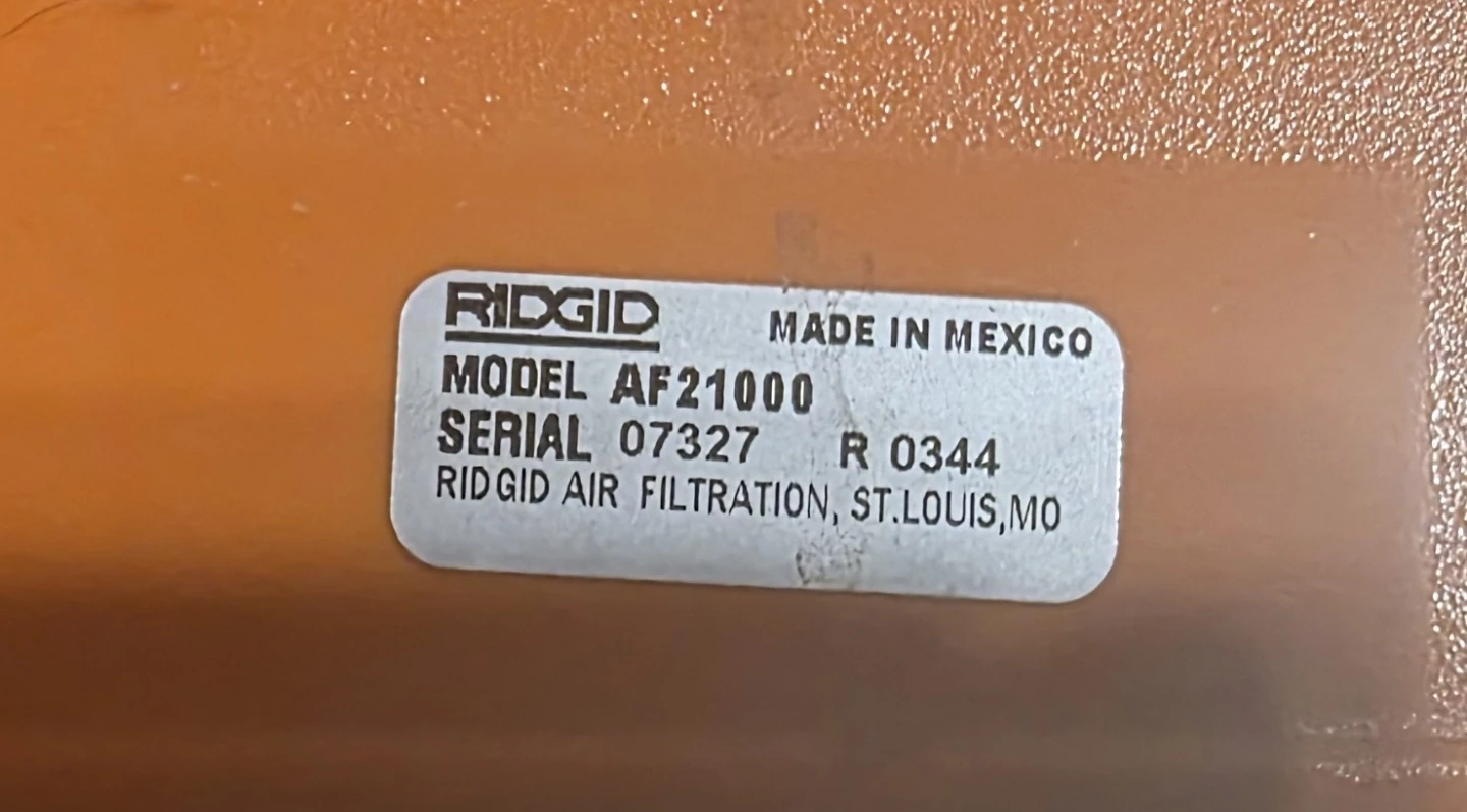 RIDGID Job Site Air Filtration Fan - photo 4