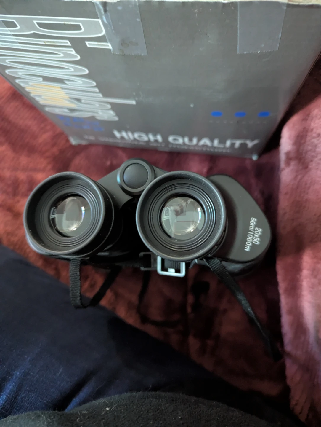 Binoculars 20/50 or 56m/100m