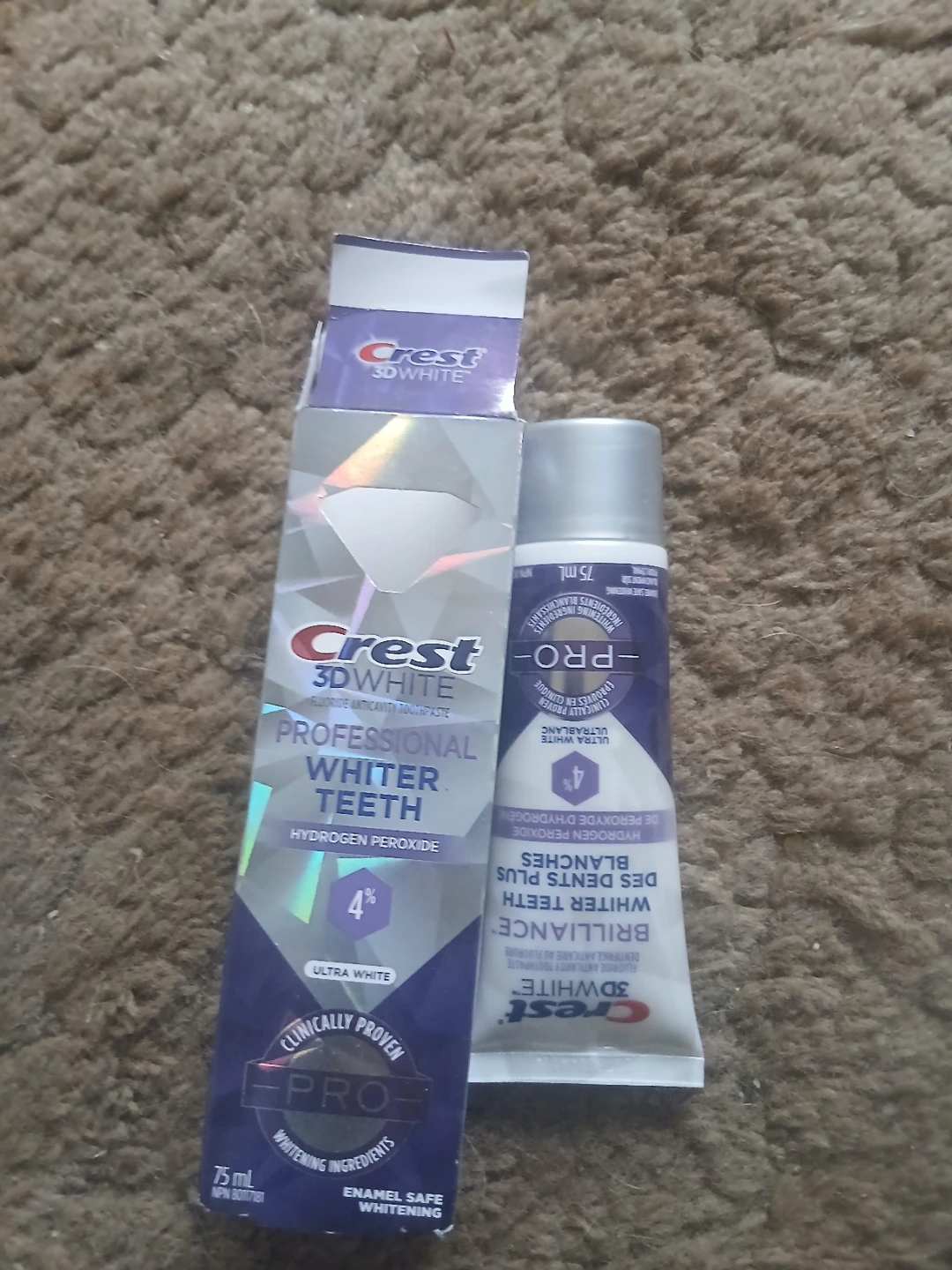 Crest 3D White Professional Whitening Toothpaste
