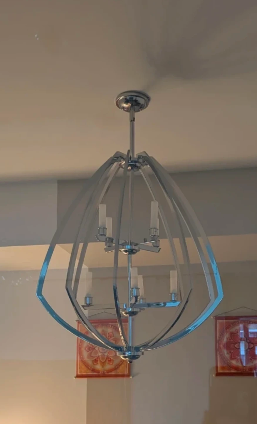 Modern Chrome Chandelier - photo 3