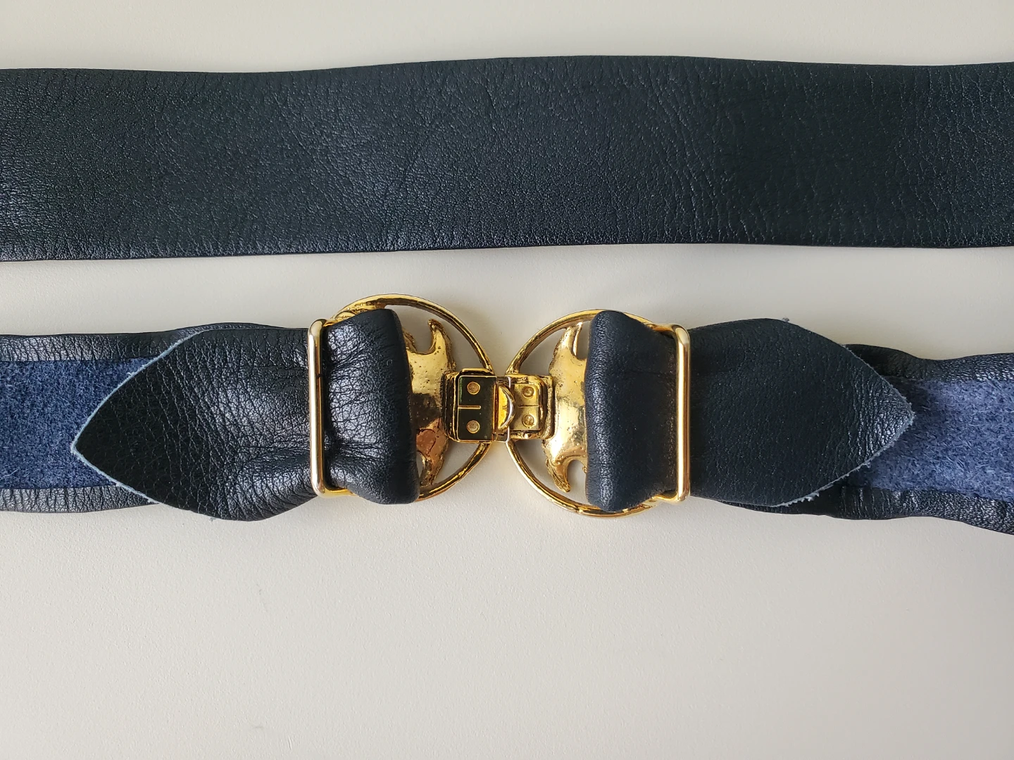 Belt with Gold Leaf Buckle - photo 4