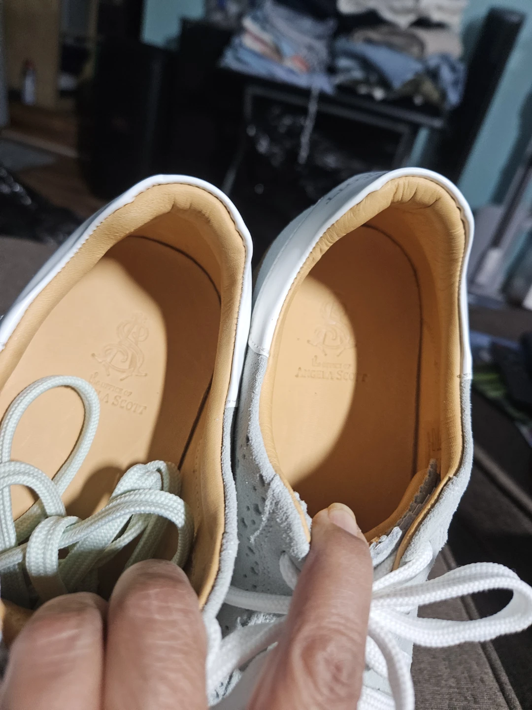 The Office of Angela Scott Suede Sneakers - photo 2