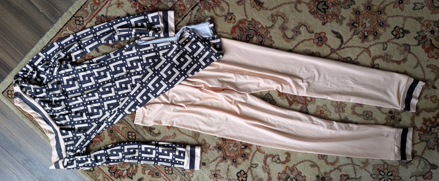 Two-piece loungewear set