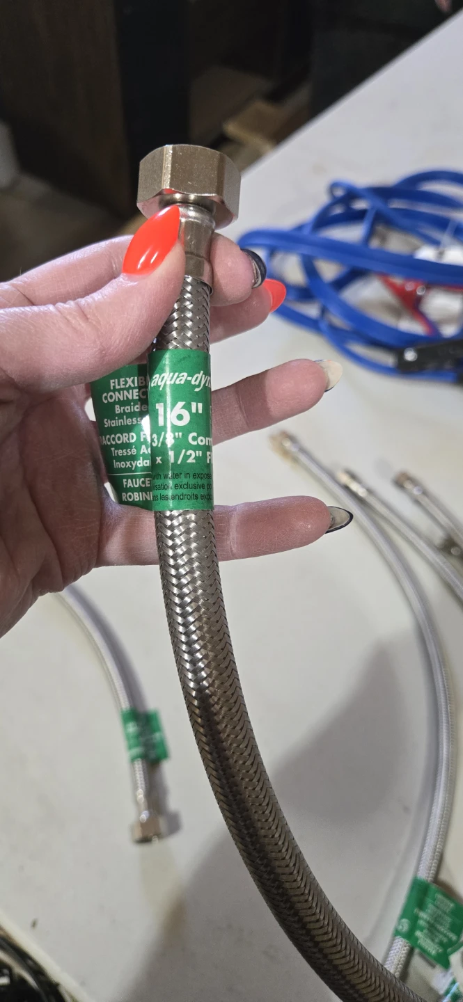 Aqua-dynamic 16" Braided Stainless Steel Flexible Connector