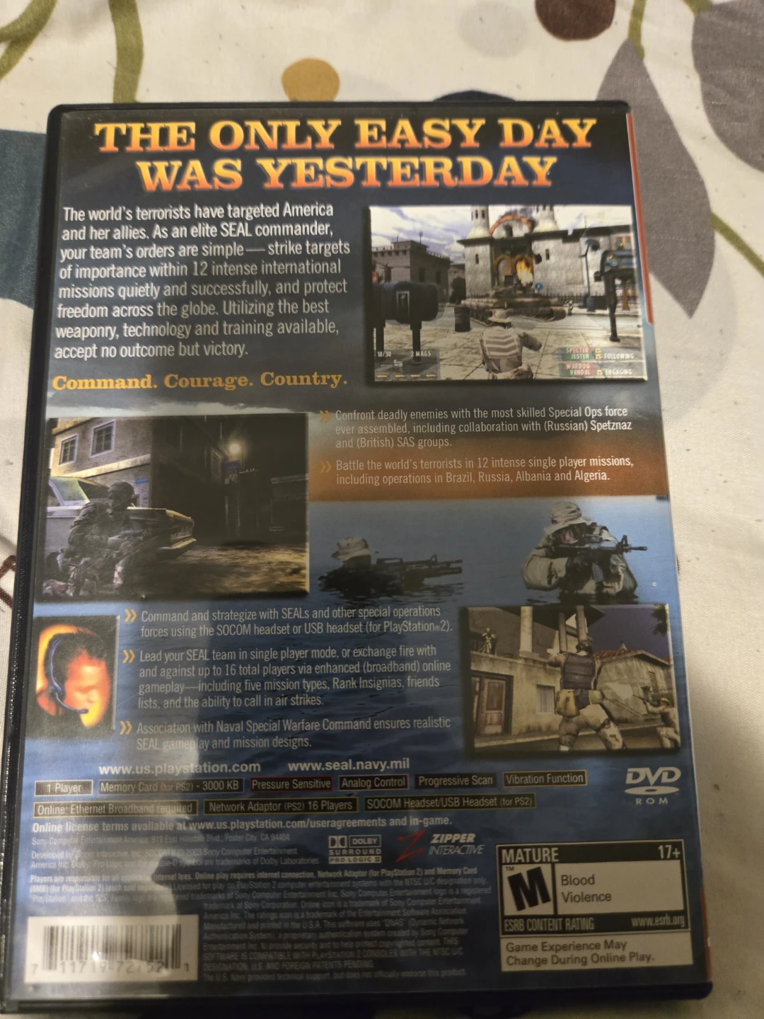 SOCOM 2: U.S. Navy SEALS CIB Greatest Hits Edition PS2 - photo 2