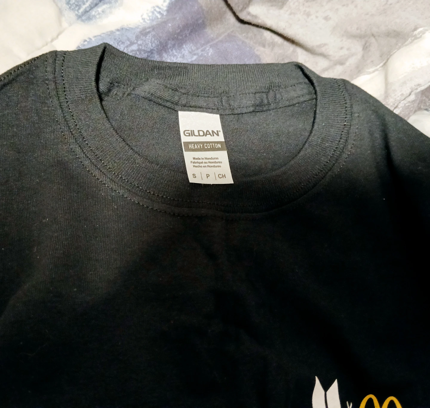 Black Crew Neck T-Shirt Small OCLC McDonald's - photo 2