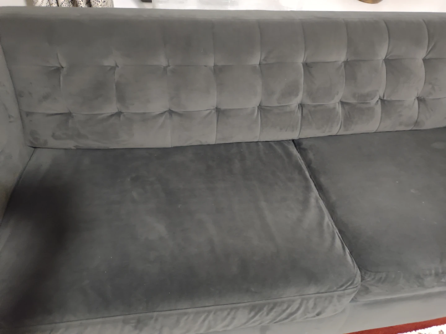 West Elm Rochester Grey Sofa - photo 3