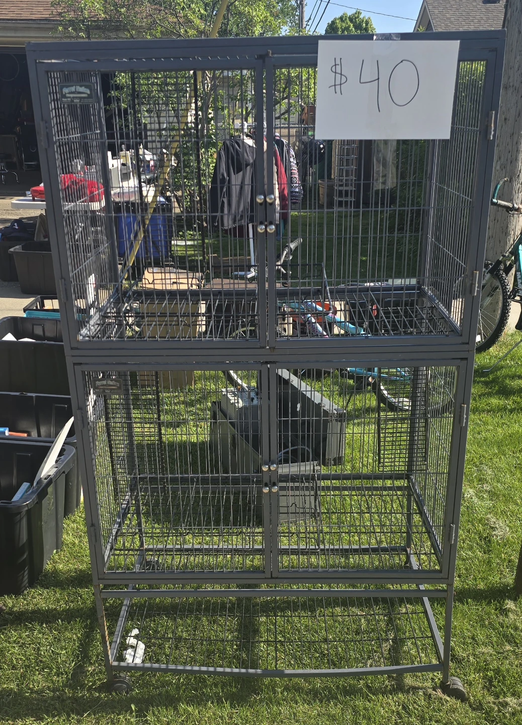 Double Stack Small Animal Cage - photo 2