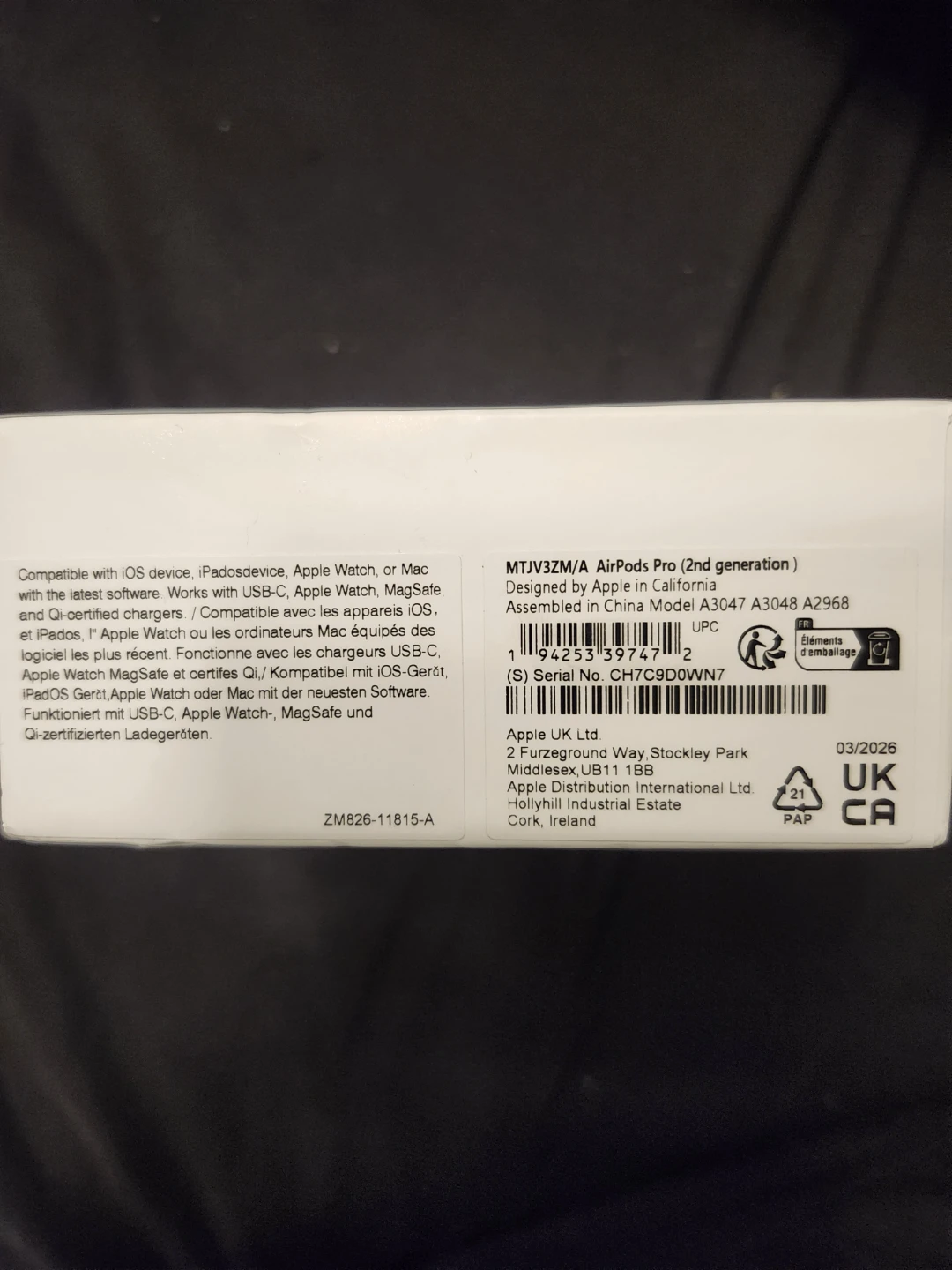 Apple AirPods Pro (2nd generation) with MagSafe Charging Case - photo 3