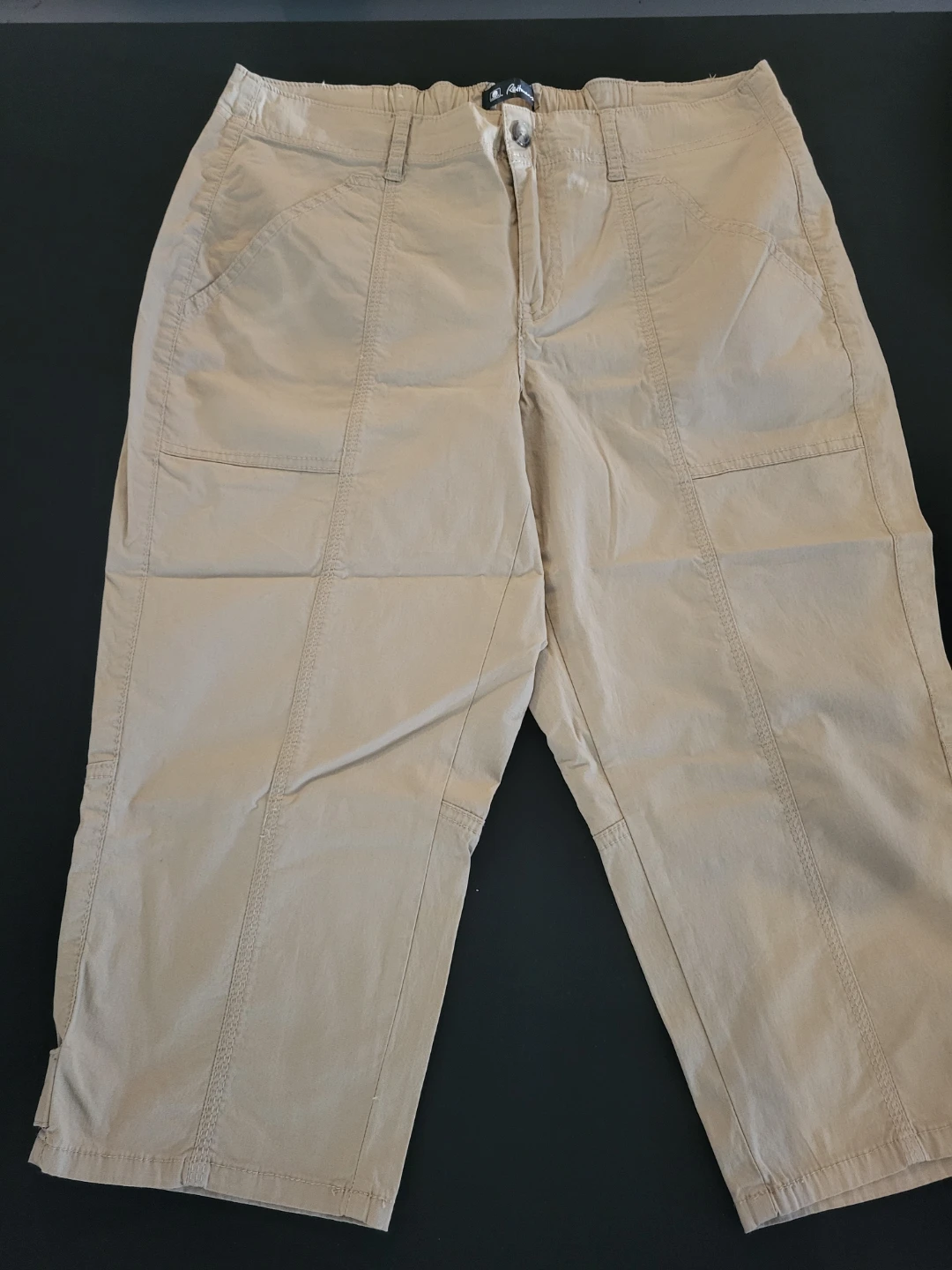 Khaki Capris - Size Medium (12) Brand New