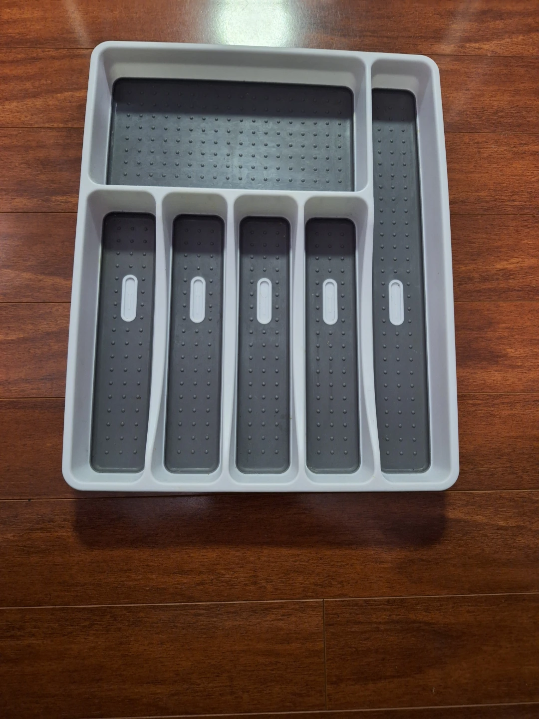 White and Grey Cutlery Organizer Tray - photo 2