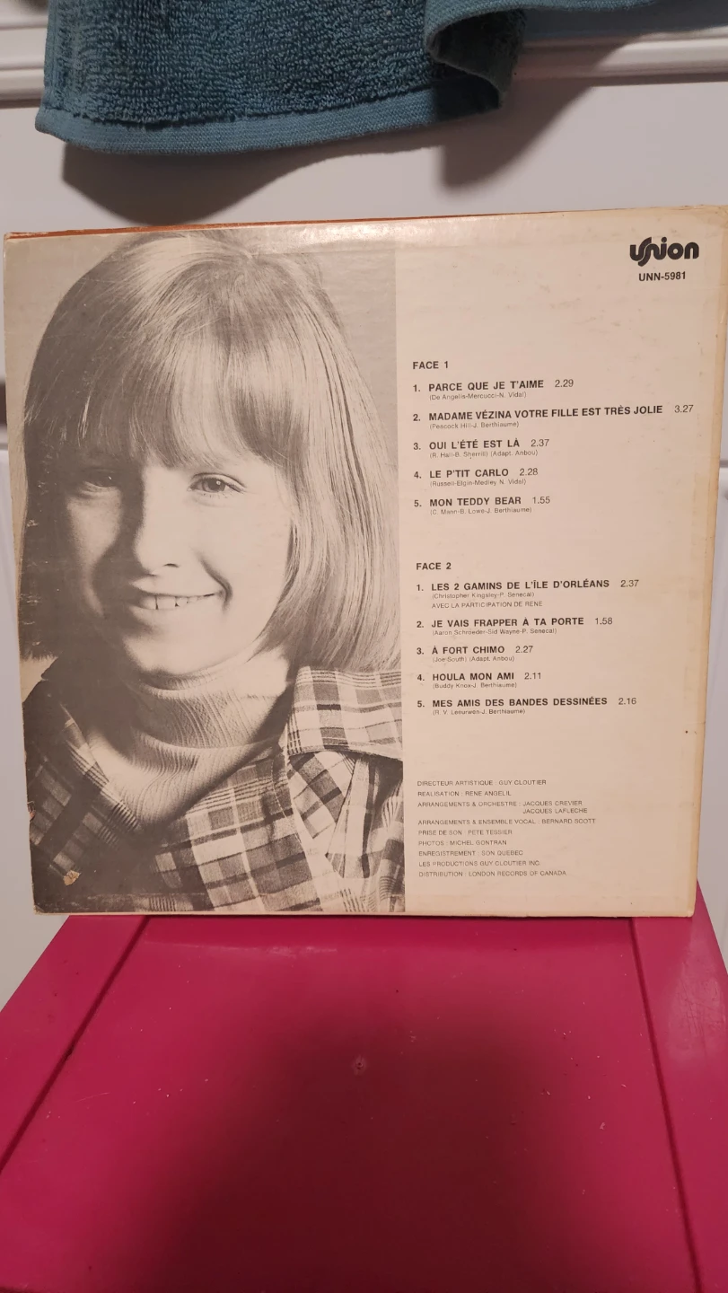 Régis Simard Par Ce Que Je T'aime Vinyl Record - photo 2