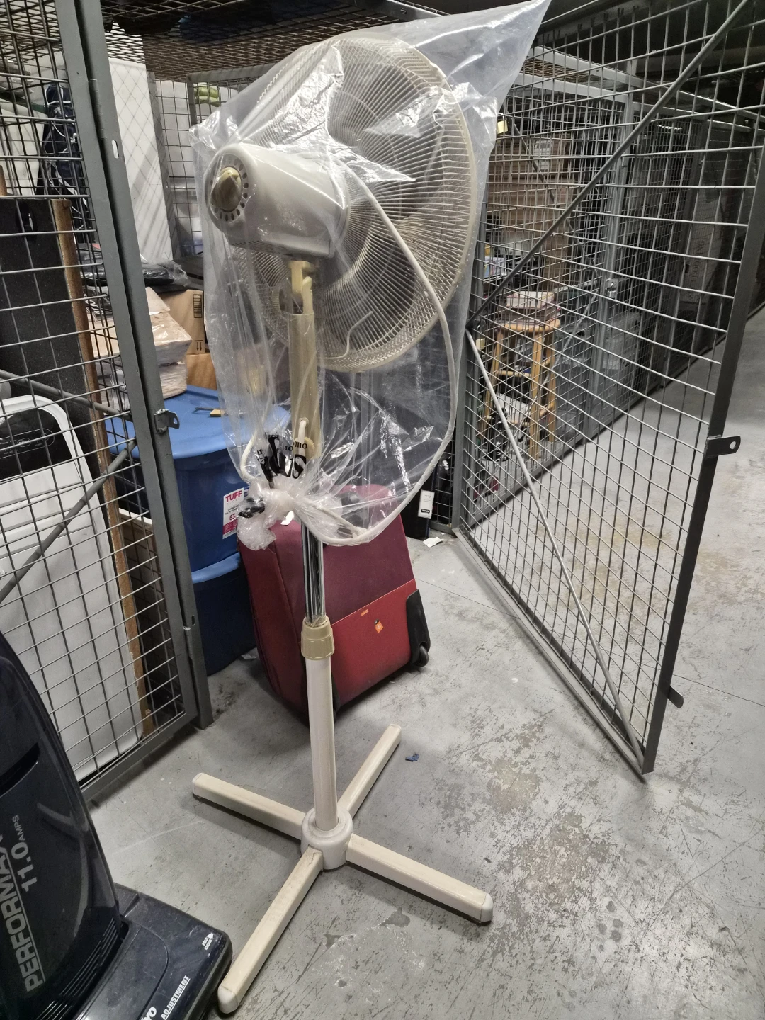 White Pedestal Fan