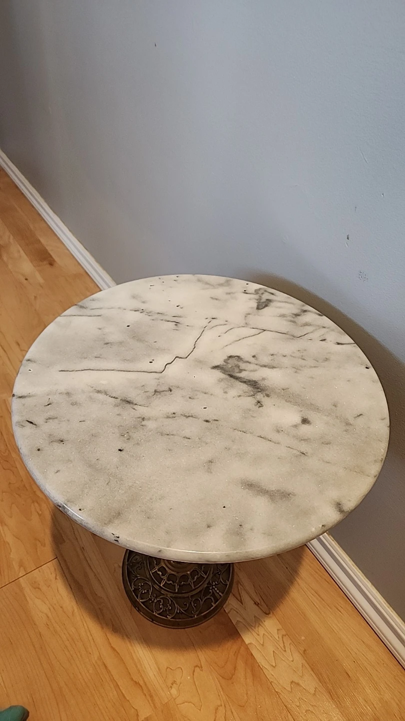 Marble Top Pedestal Table - photo 3