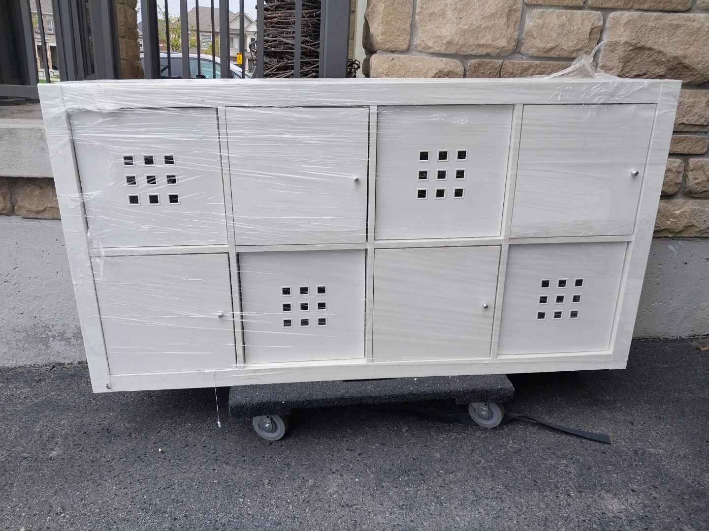 White 8-Cube Storage Unit - photo 2