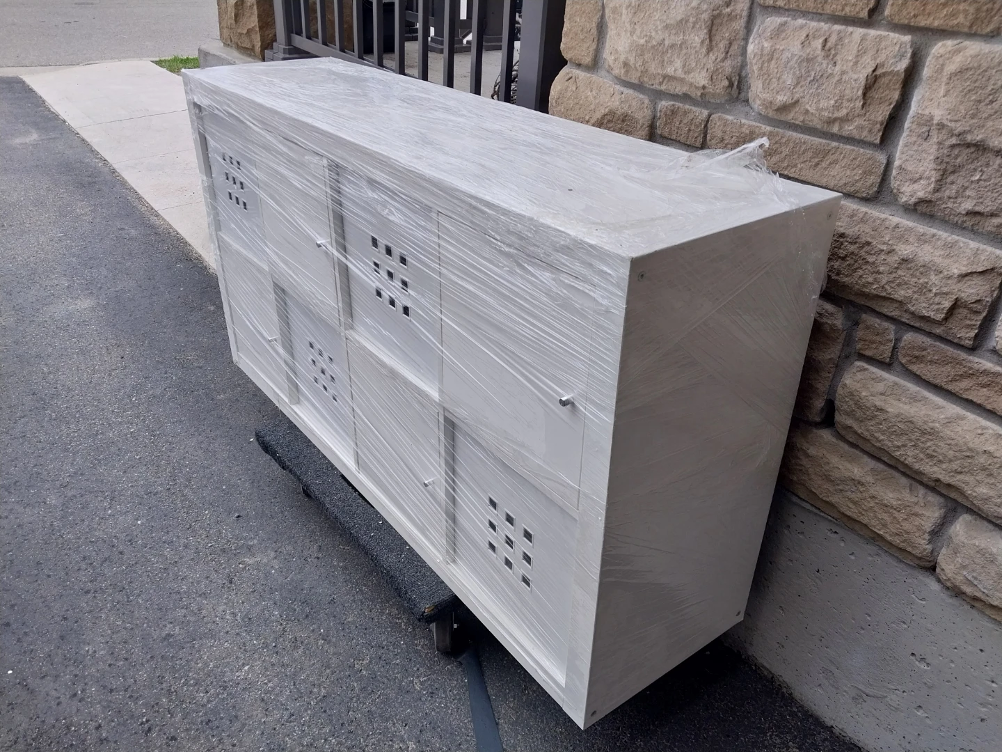 White 8-Cube Storage Unit - photo 3