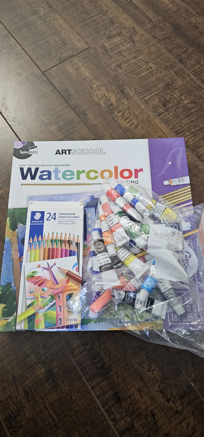 ART SCHOOL Watercolor Painting Kit for Beginners - photo 4