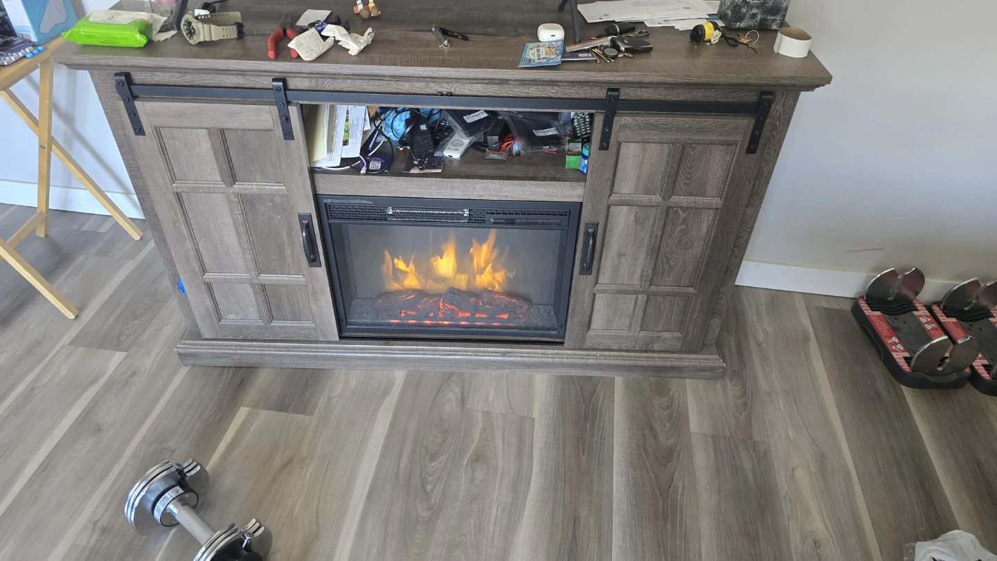 Electric Fireplace TV Stand - photo 2