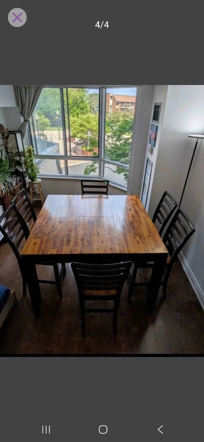 Dining Table and Chairs Set