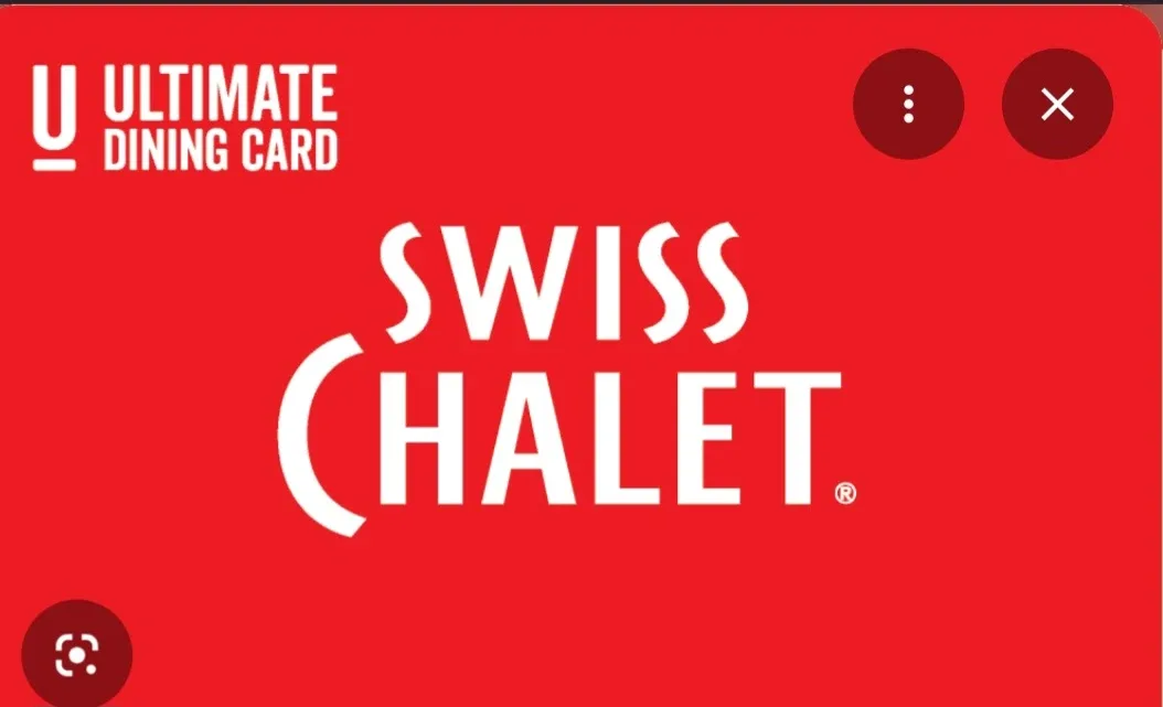 Swiss Chalet gift card