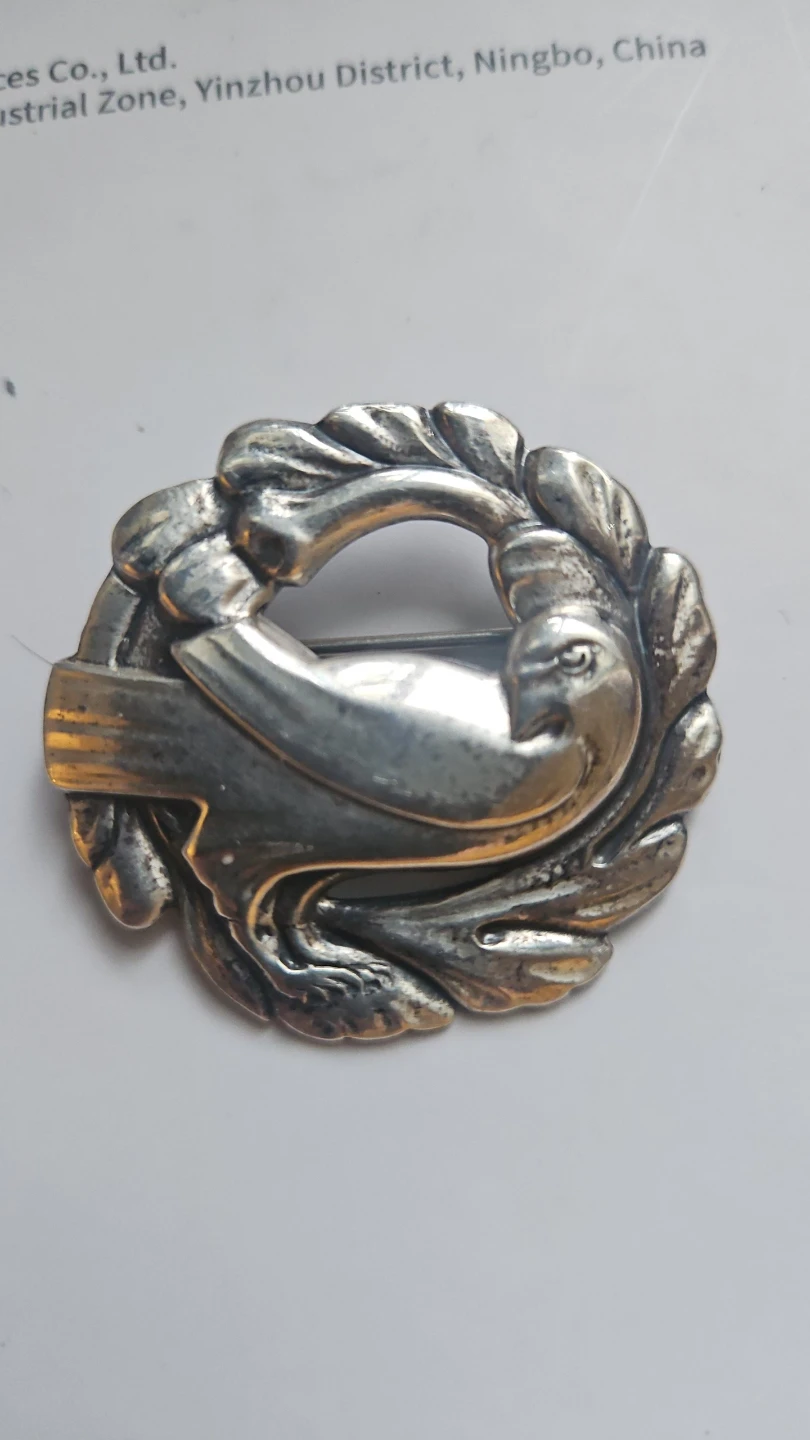 Norseland by cor sterling Sterling Silver vintage Bird Brooch - photo 3