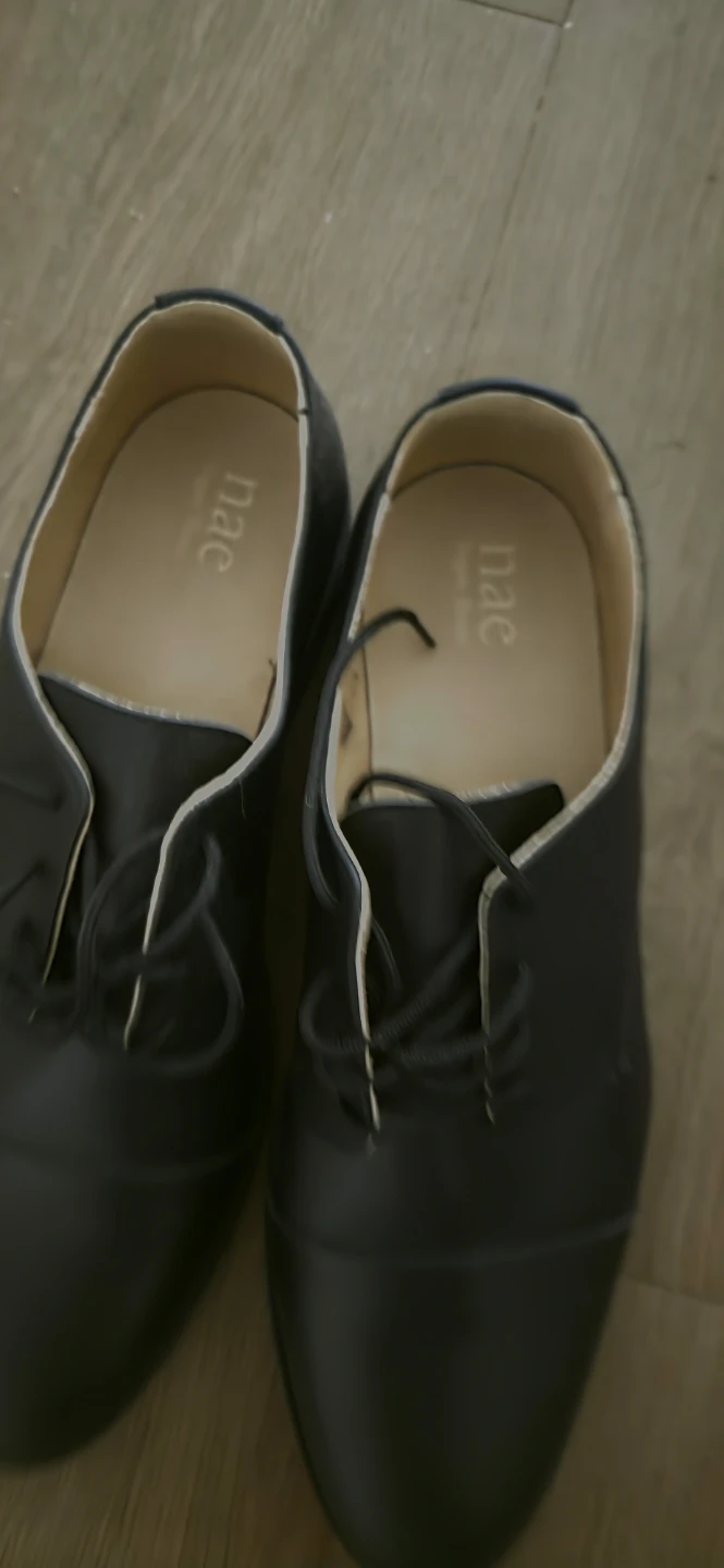 NAE Vegan Leather Oxford Shoes - Black - photo 2