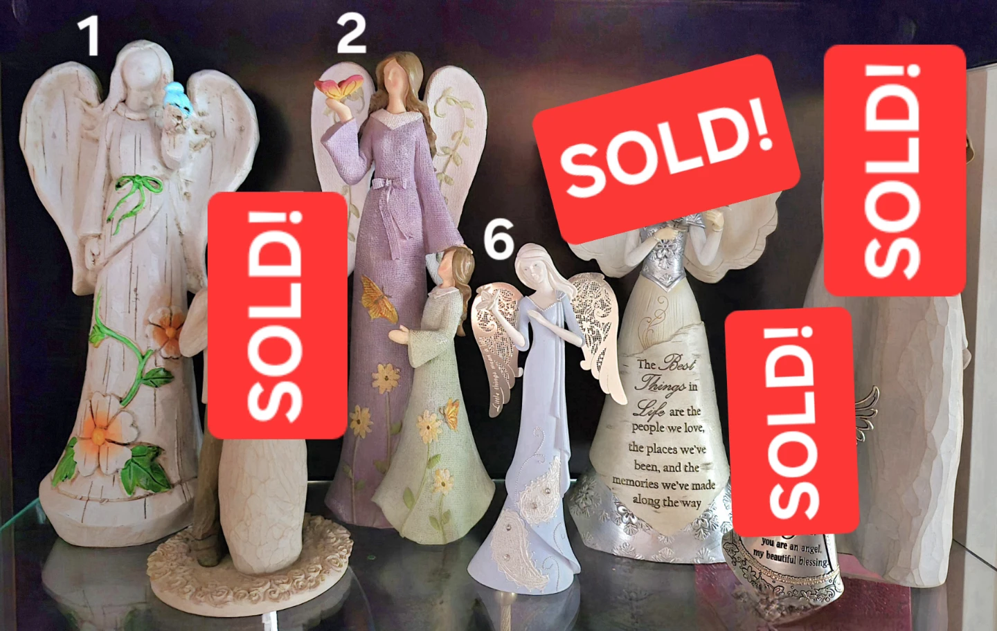Assorted Angel Figurines