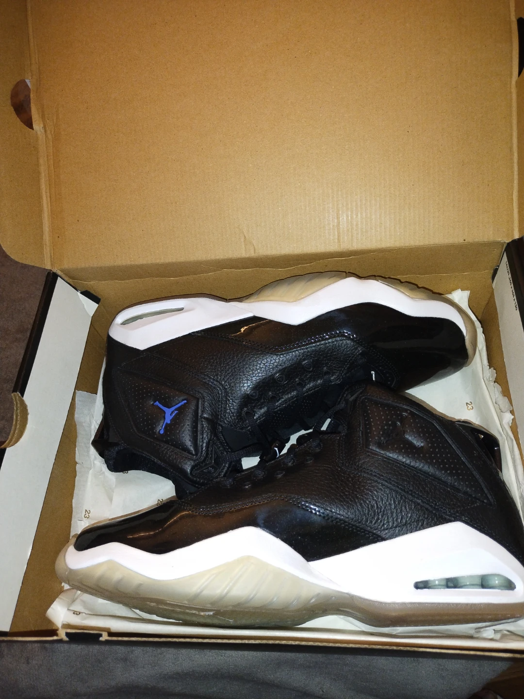 Air Jordan Dub Zero "Black/White-Metallic Gold" Size 12 - photo 3
