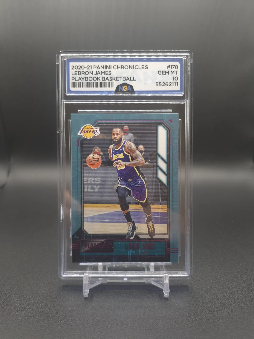 2020-21 Panini Chronicles LeBron James Playbook Card GEM MT 10