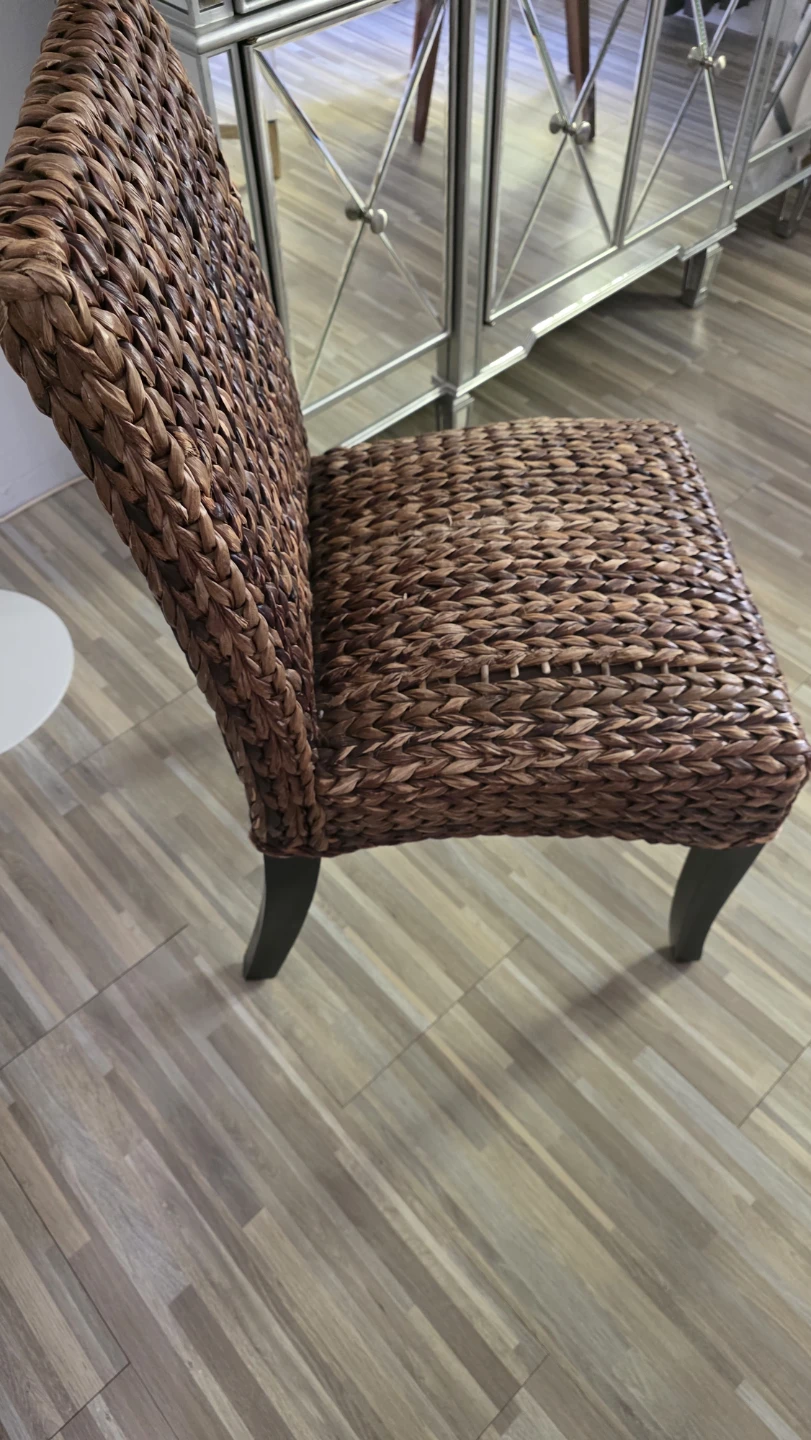 Woven Accent Chair.