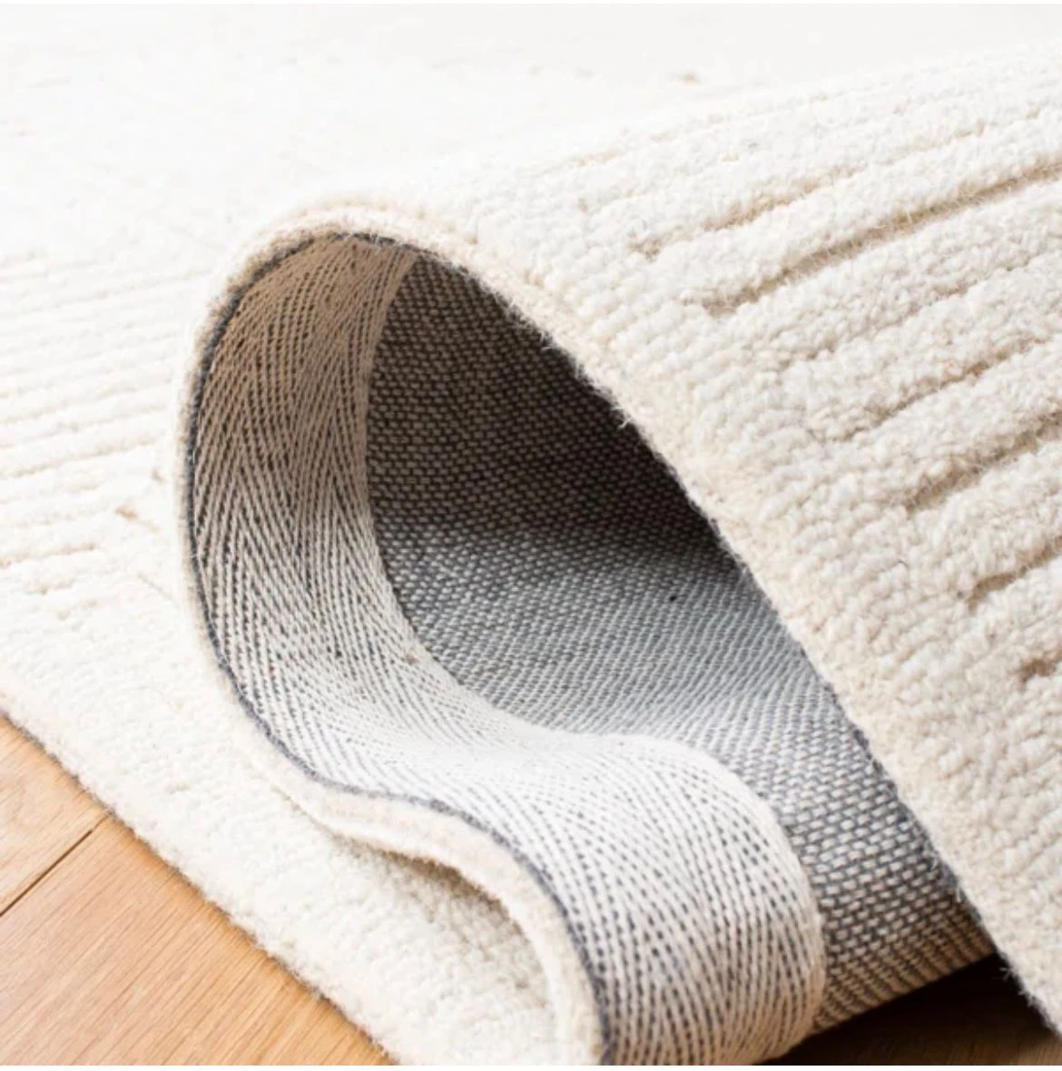 11x15 Safavieh Rugs Textural Cream Area Rug