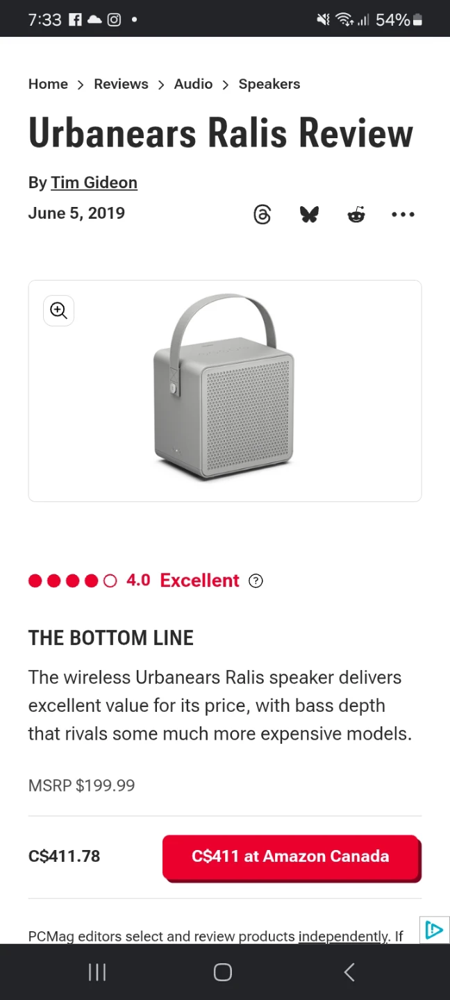 Urbanears Ralis Portable Speaker - photo 2