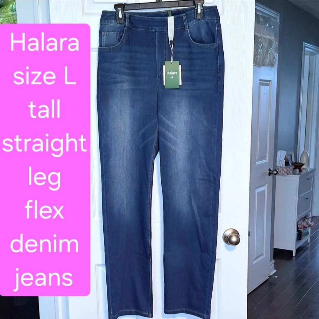 Halara Jeans - NEW - straight leg size L tall - photo 3
