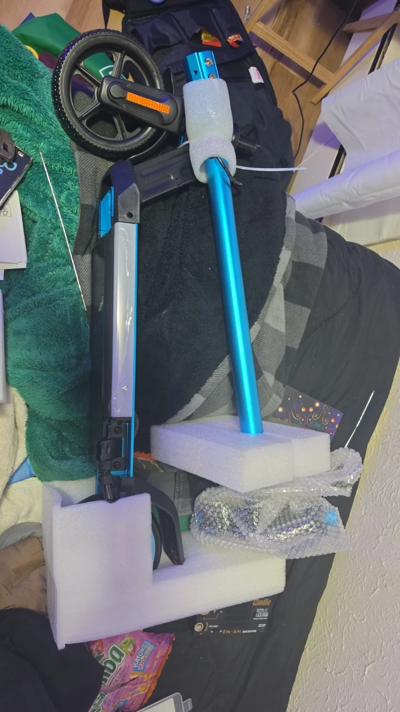 Blue Folding Kick e Scooter