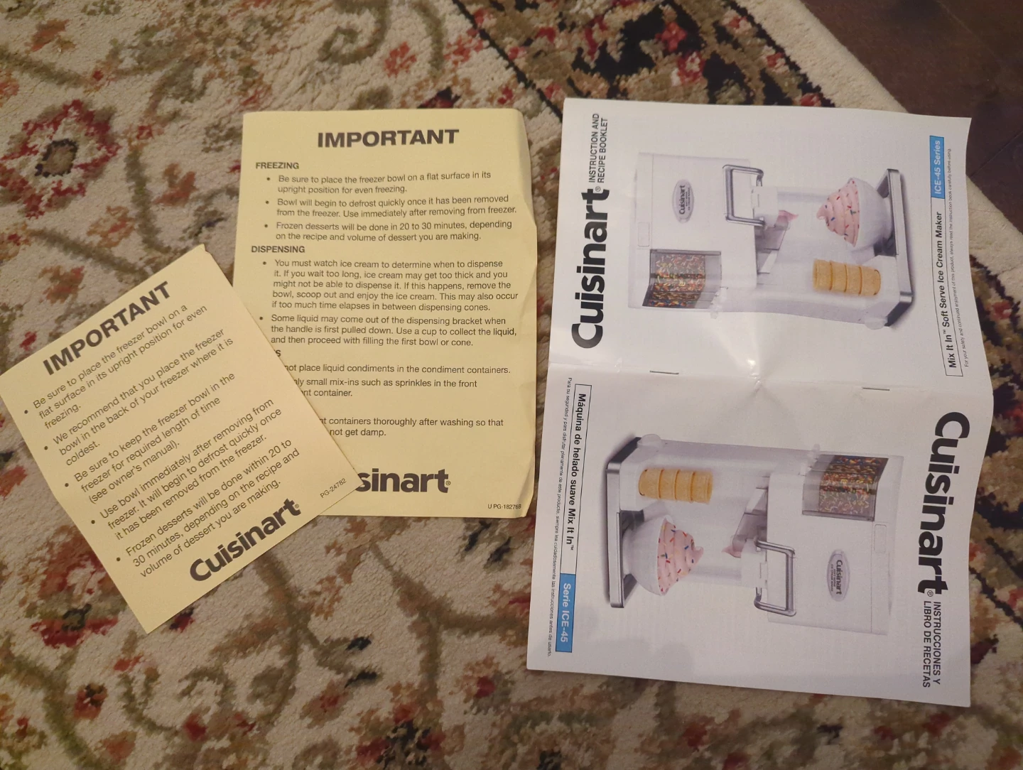 Cuisinart soft serve ice cream maker - photo 4