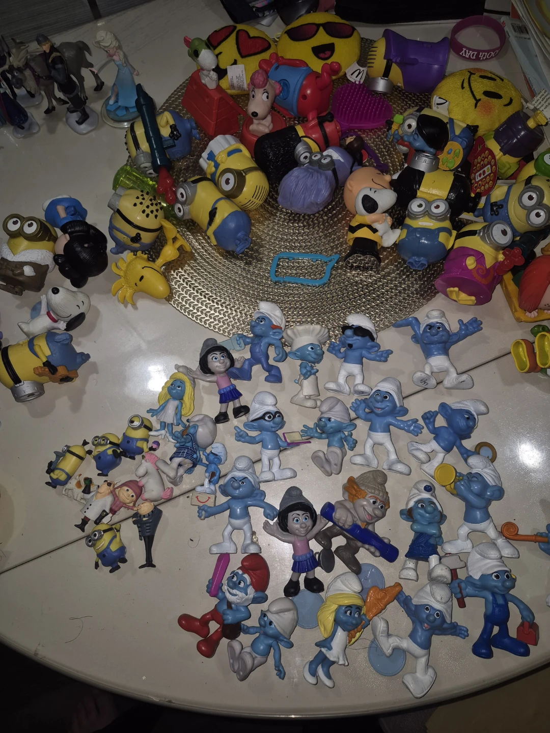 Assorted Minions, Smurfs, and Emoji Toys - photo 4