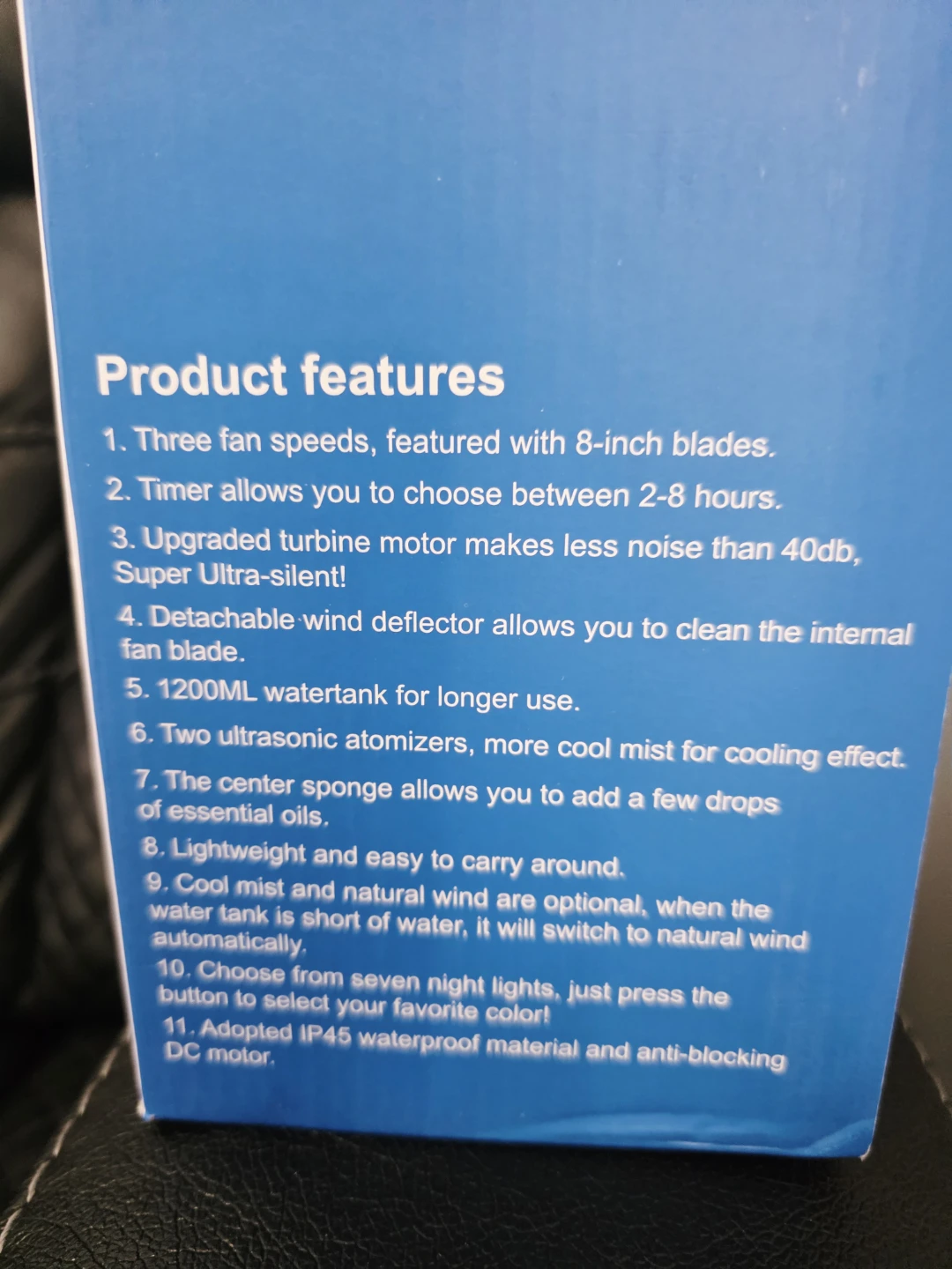Brand New Cooling Fan AB-1 – Portable Air Cooler – $40 - photo 2