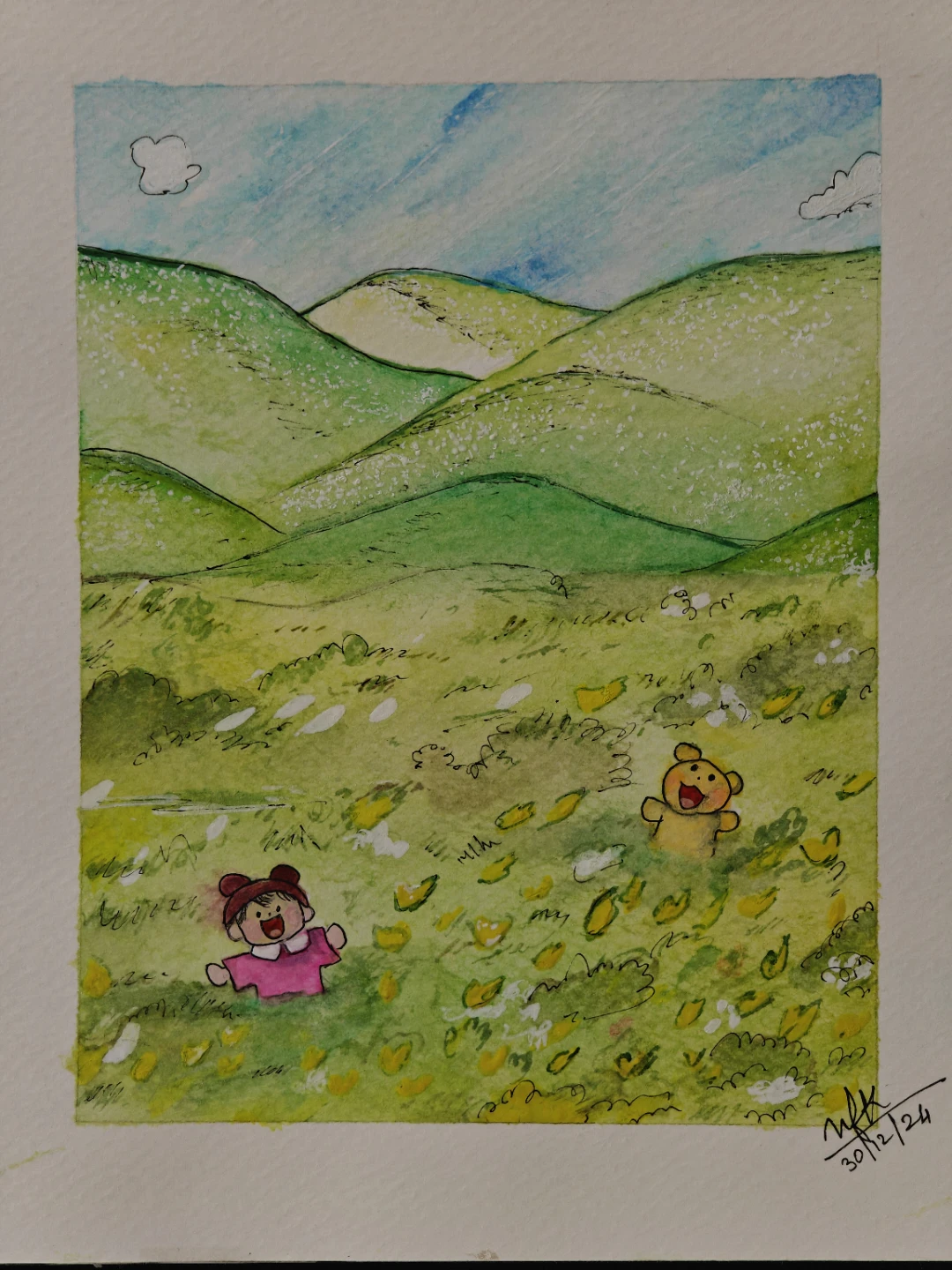Watercolor painting - photo 2