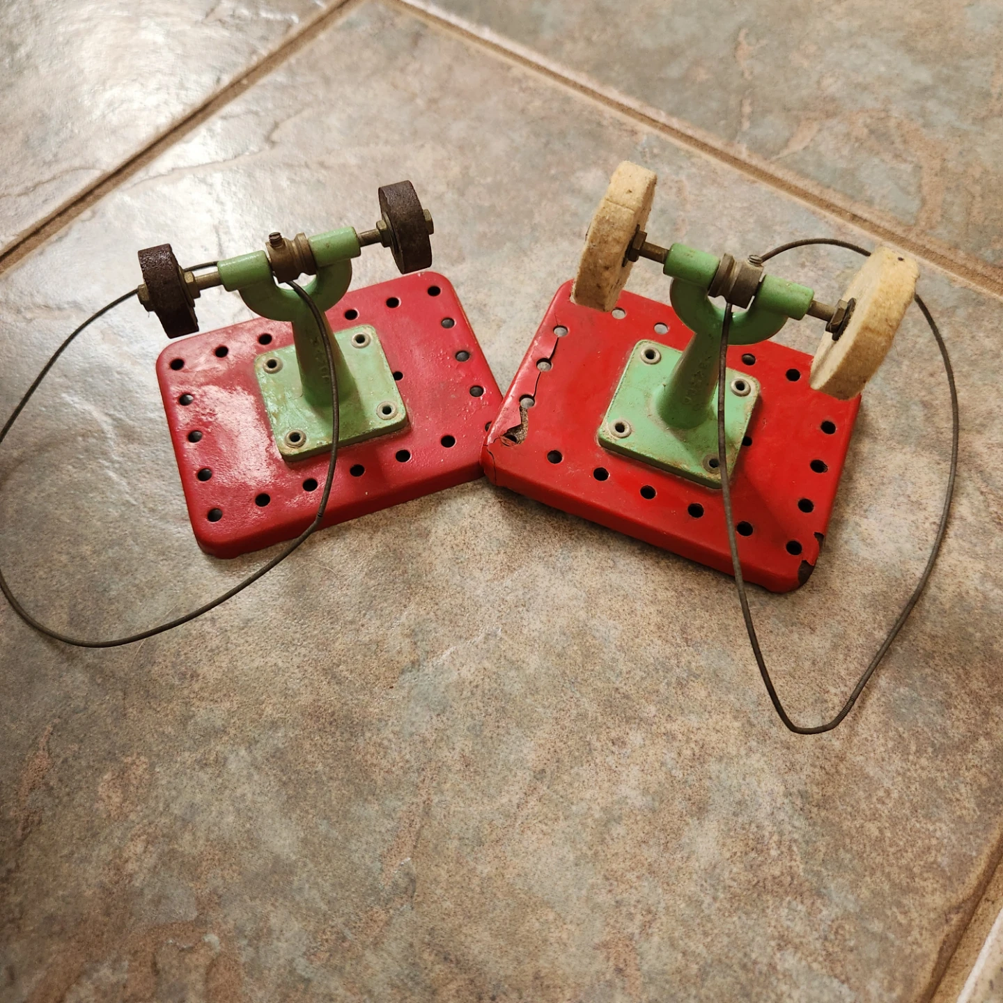 Pair Mamod Steam Engine accossories polisher & grinder