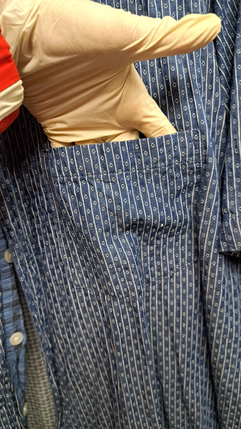 Britches Blue Striped Short Sleeve Button-Up Shirt 2XLT - photo 2